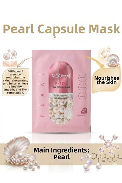 M00YAM Most Preferred! Pearl Acid Capsule Mask Set of 6 Face Masks