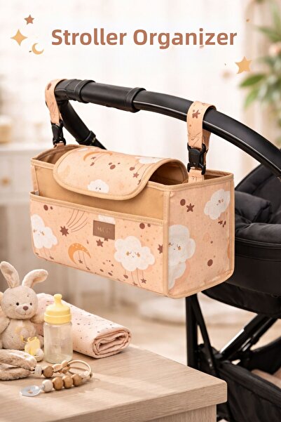 MorBebe Premium Baby Stroller Organizer Bag I Multi-Compartment Stroller Orga...