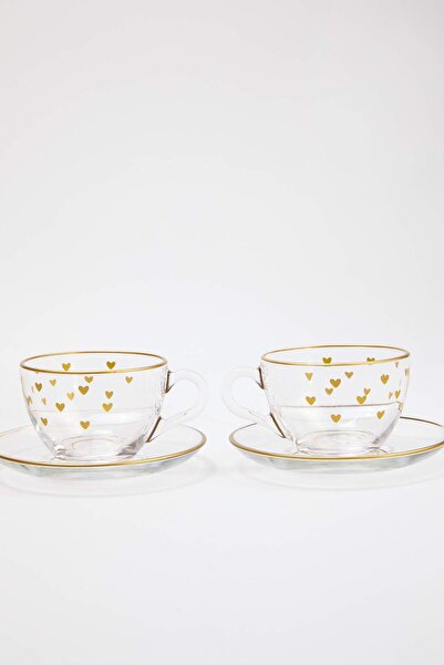 TRENDYOLMİLLA HOME Set od 2 staklene šolje za čaj 240 cc