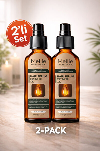 Mellie Professional Intensely Effective Repairing Hair Care Set of 2 with Arg...
