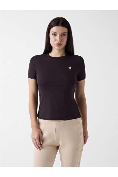 Guess Triangle logo stretch t-shirt