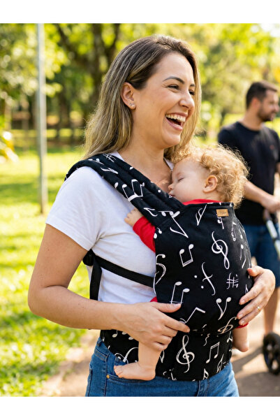 EGGBABY Ergonomik Kanguru Bebek Taşıma Siyah Bebek Kangurusu