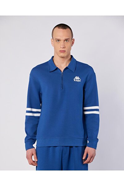 Kappa Porte Sweatshirt Erkek Lacivert Regular Sweatshirt