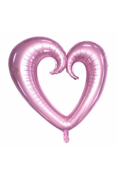 tedaks 1 Piece 40 Inch 100 cm Middle Empty Foil Pink Heart Balloon Birthday S...