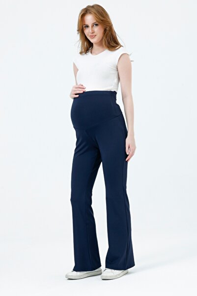 KATLİN MATERNİTY WEAR بنطلون ضيق للحوامل ذو خصر عالي، قماش ليكرا كامل قابل لل...