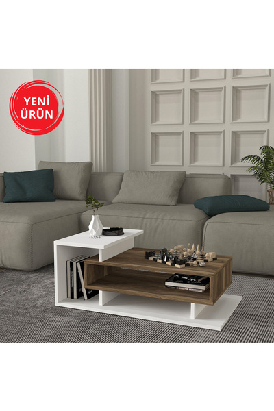 Dekorister Spring Orta Sehpa Beyaz-ceviz