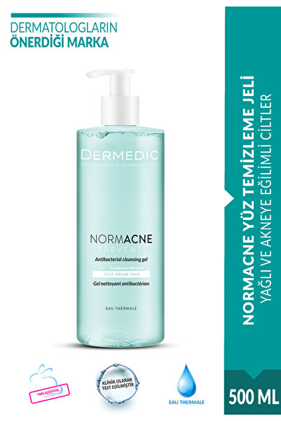 DERMEDIC NORMACNE YÜZ TEMİZLEME JELİ 500ML