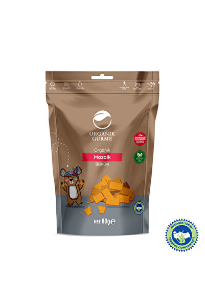 Organik Gurme Organik Mozaik Bisküvi 80 gr