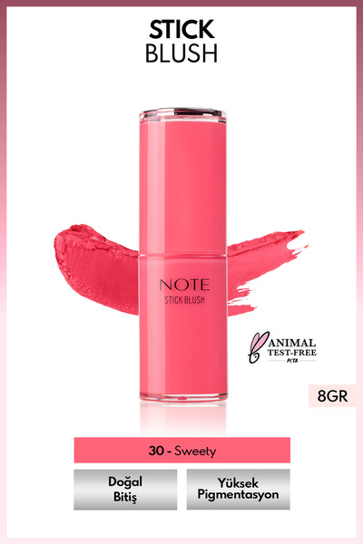 NOTE Stick Blush Nemlendirici Yumuşak Stick Allık - 30 Sweety