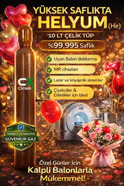 CX YS Helyum 10 Lt (%99,995 Saf)