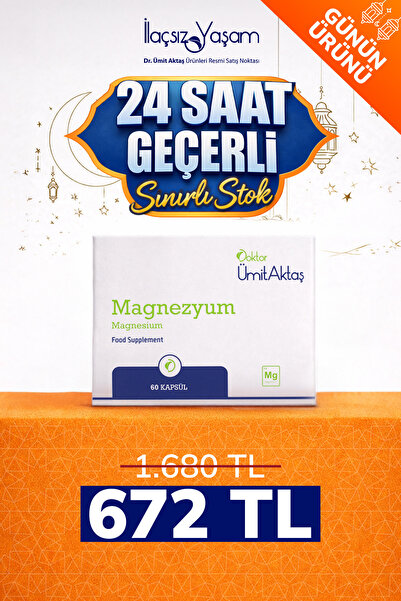 Dr. Ümit Aktaş Magnezyum - Bisglisinat - Yüksek Biyoyararlanım - 60 Kapsül