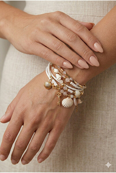 PETEK AKSESUAR ETHNIC BOHEM MULTI BRACELET NATURAL STAR