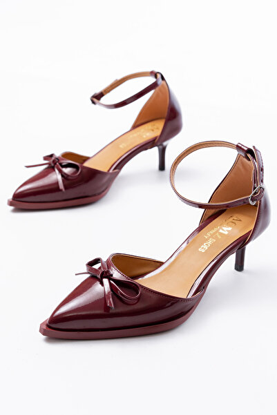 ACMZ SHOES Satin Stone Detailed Shoes