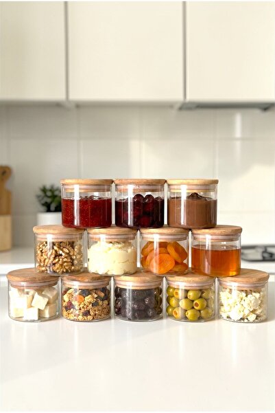 Denia Home |   Borelia |   12-Piece Glass Breakfast Set & Storage Container -...