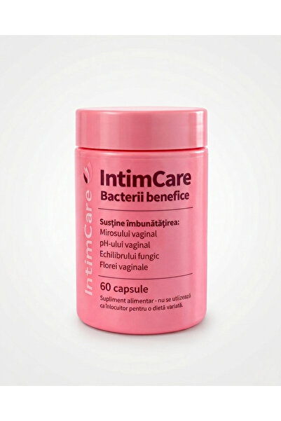 IntimCare Probiotic Vaginal, Flora Vaginală, Lactobacillus + XOS (Prebiotic),...