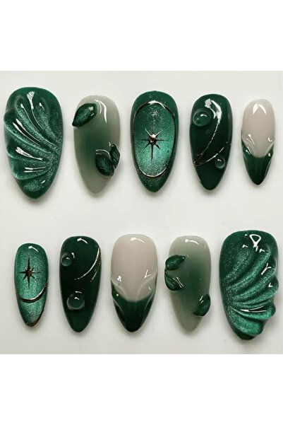 ELNİL BUTİK 24 lü takma tırnak setleri aksesuarlı modeller