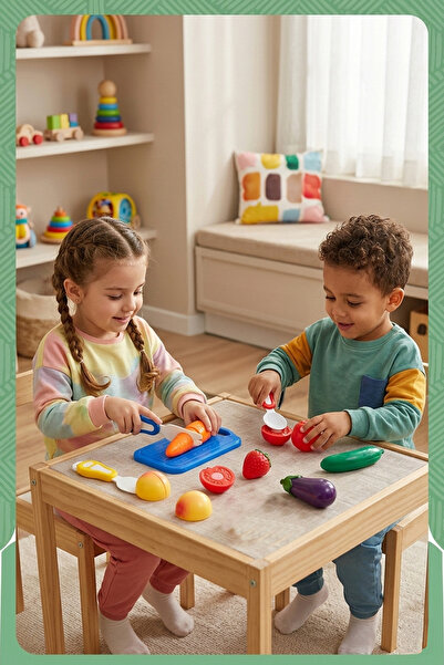 Birlik Oyuncak 16 Pcs Kesilebilen Sebze&Meyve