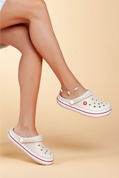 Daxtors D079 Μπεζ Unisex Sabo Doctor Nurse Hospital and House Slippers