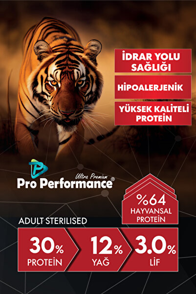 Pro Performance Ultra Premium 15kg Sterilize Kuzu-somon-kızılcık Yetişkin Kedi Kuru Mama