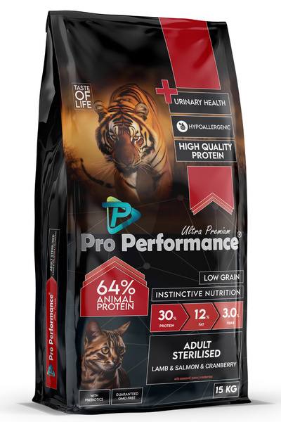 Pro Performance Ultra Premium 15kg Sterilize Kuzu-somon-kızılcık Yetişkin Ked...