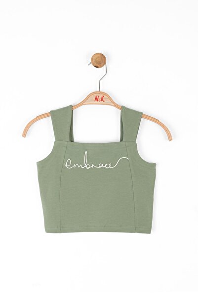 nk kids Kız Çocuk Crop Üst