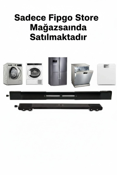 Fipgo Model Bt Tekerlekli Beyaz Eşya Altlığı Çamaşır Makinesi Altlığı Çeksil ...