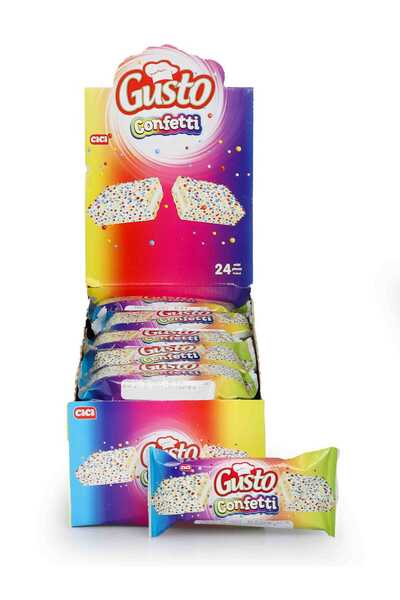 cici كعكة الكونفيتي 40 جرام. 24 قطعة (1 عبوة)