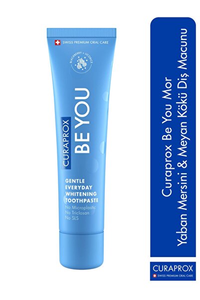 Curaprox بي يو بلاك بيري ليكوريكس 60 مل (أزرق) بلاك بيري - معجون أسنان عرق السوس