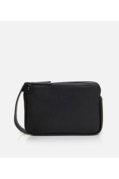 Hotiç Erkek Deri Siyah El Çantası