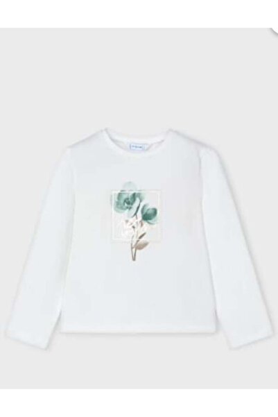 MAYORAL KIZ ÇOCUK 4066 ÇİÇEK BASKI TİŞÖRT GKM0020