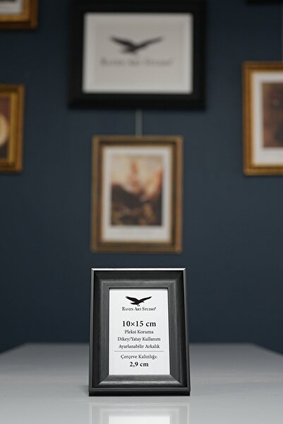 Raven Art Studio Piramidă 10x15cm Neagră pentru fotografii, documente, afișe,...