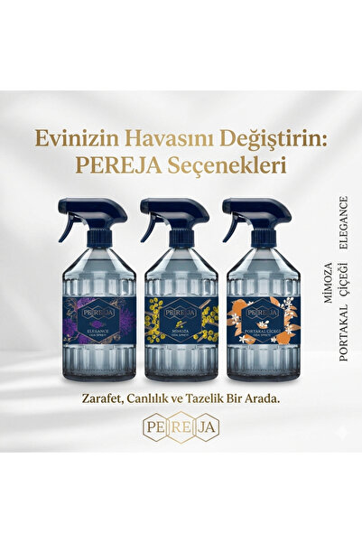 Pereja ELEGANCE, PORTAKAL ÇİÇEĞİ, MİMOZA ODA SPREYİ, 500mL