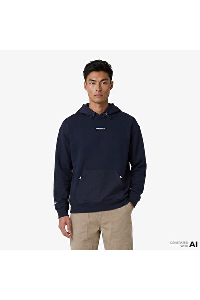 Converse Wordmark Erkek Siyah Hoodie