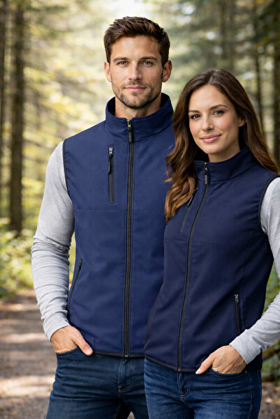 TOKER TEKSTİL Softshell Yelek – Rüzgar ve Su Geçirmez İş Yeleği – Günlük Kull...