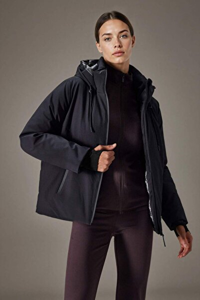 DeFacto Su İtici Regular Fit Kapüşonlu Fermuarlı İçi Polarlı Mont E9267AX25WN