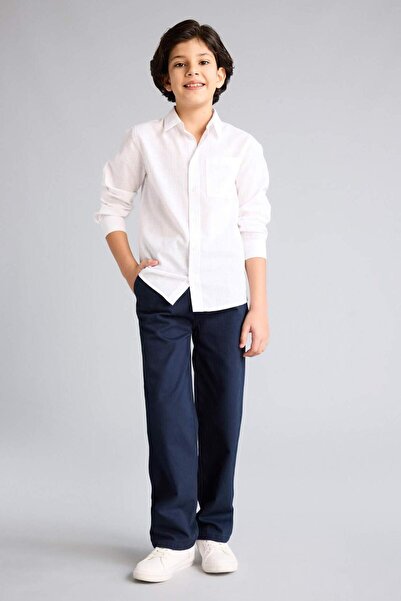 DeFacto Široke ravne gabardin pantalone za dečake G6740A826SP