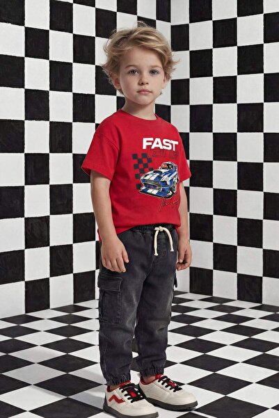 DeFacto Pantaloni din denim Jogger Fit pentru băiețel G6143A526SP