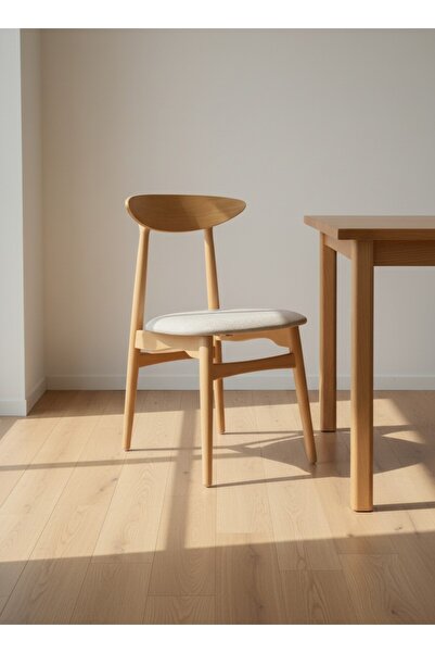 KleinHaus Furniture Mumbai - Ahşap Sandalye, Modern Tasarım, Masif Gürgen İsk...