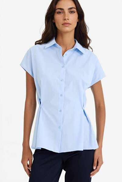 DeFacto %100 Pamuk Fıtted Poplin Gömlek F7313AX25AU