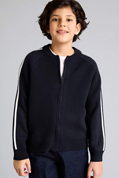 DeFacto College Collar Bomber Knitwear Cardigan for Boys H0120A826Sp