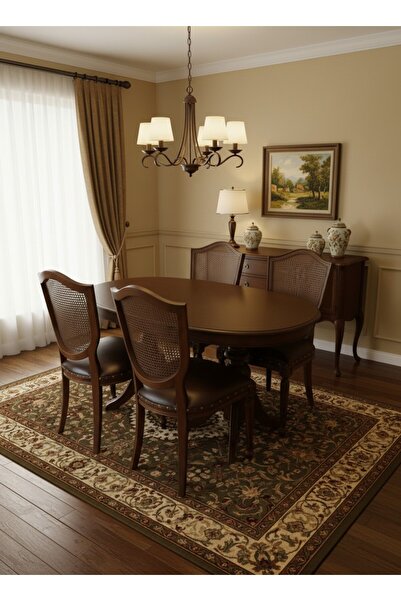 KleinHaus Furniture Elegansia Masa Yemek Takımı, 4 Sandalyeli Masa Takımı, (D...