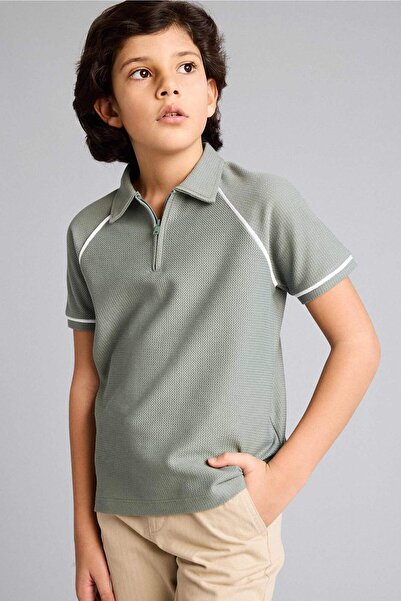 DeFacto Regular Fıt Polo Yaka Kısa Kollu Polo Tişört Erkek Çocuk G0952A826SM