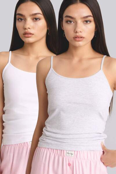 DeFacto Regular Fit 2-Piece Undershirt G8360Ax26Sp