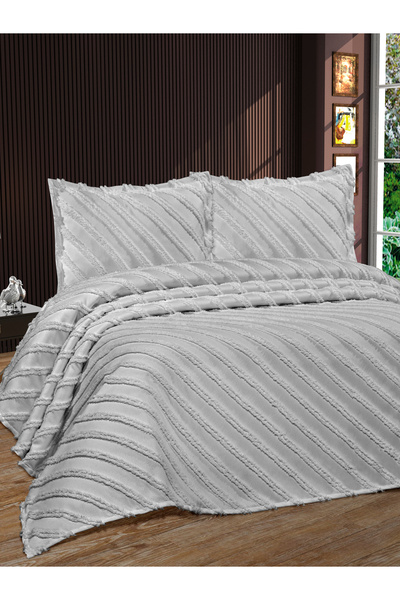 My Bed Home Collection ΣΕΙΡΑ PONPON ΣΕΤ ΠΙΚΕ 3 ΤΕΜΑΧΙΩΝ ΜΕ ΜΑΞΙΛΑΡΙΑ ΣΕ ΧΡΩΜΑ...