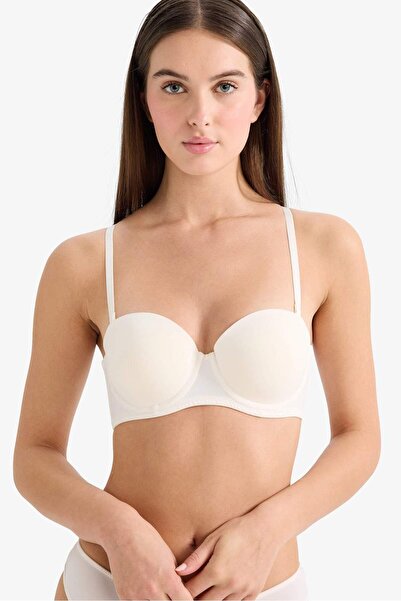 DeFacto Σουτιέν με μικροεπένδυση με μισό γέμισμα με στράπλες F9388AX25WN