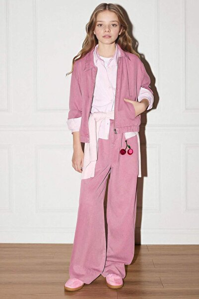 DeFacto Wıde Leg Geniş Paça Tencel Pantolon Kız Çocuk G6368A826SM