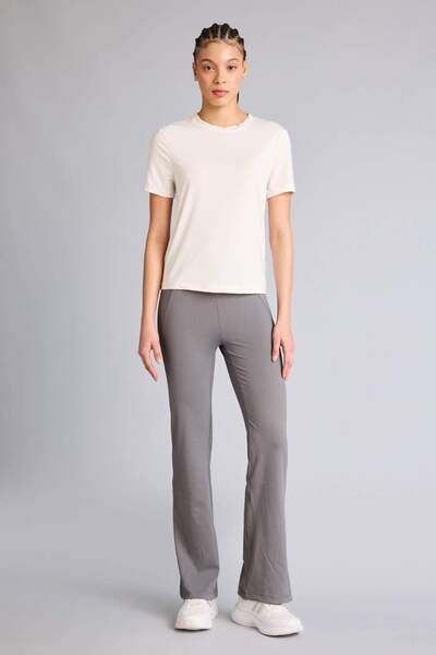 DeFacto Aırtech Flare Fit Ισπανικό Παντελόνι Αθλητικό Παντελόνι Μαλακής Υφής ...