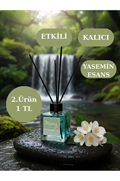 misra home collection 100ML Yasemin Kokusu Çubuklu Oda Kokusu Dolap Banyo Ev ...