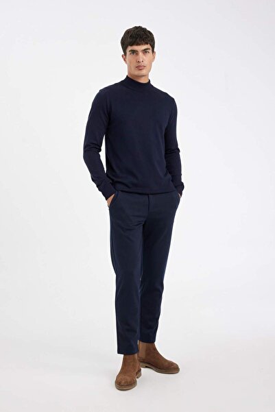 DeFacto Jogger Літні штани з тканини Basic Прямі кишені Прямий крій D3695AX24AU