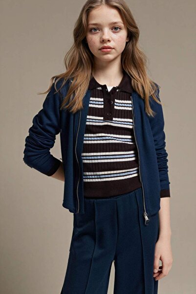 DeFacto Zippered Modal Cardigan for Girls G9750A826Sp